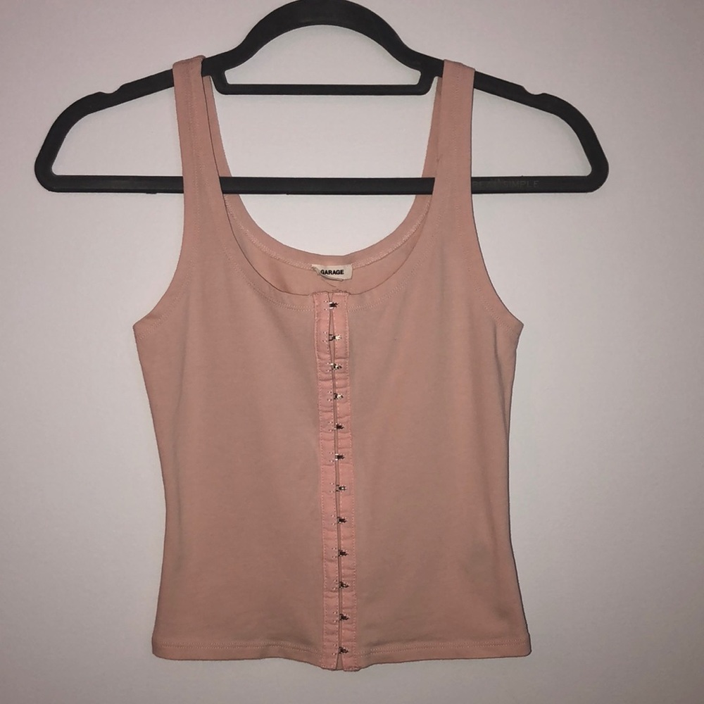 SALE‼️💗Garage Pink Corset Tank💗